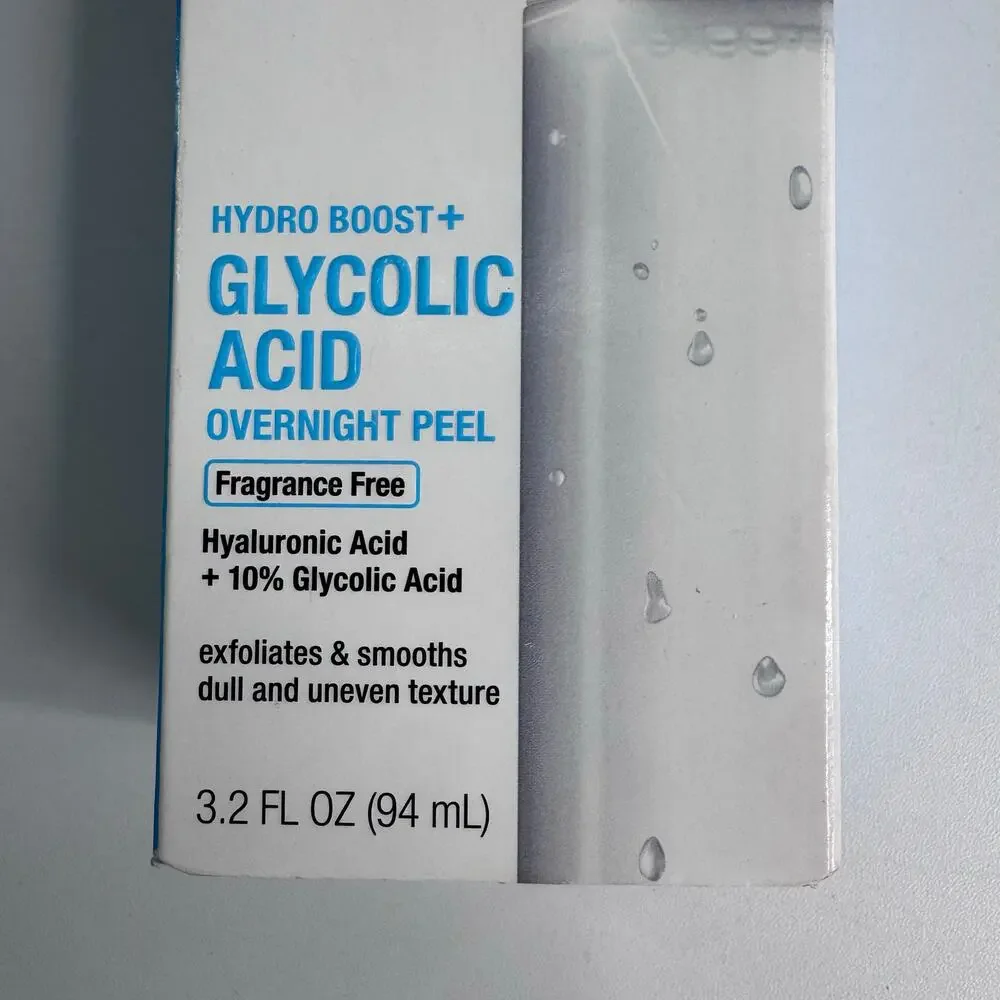 Neutrogena Hydro Boost+ Glycolic & Hyaluronic Overnight Face Peel 3.2oz